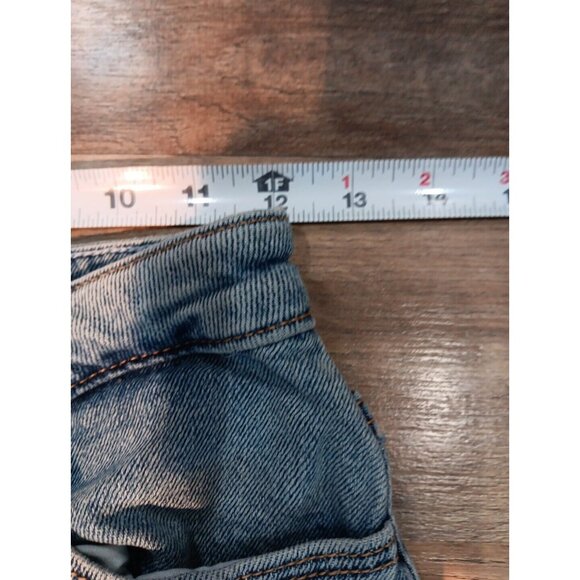 Hollister 90sJeans Womens Distressed Embroided High Rise Dad‎ Jean Stretch Denim - Picture 6 of 12